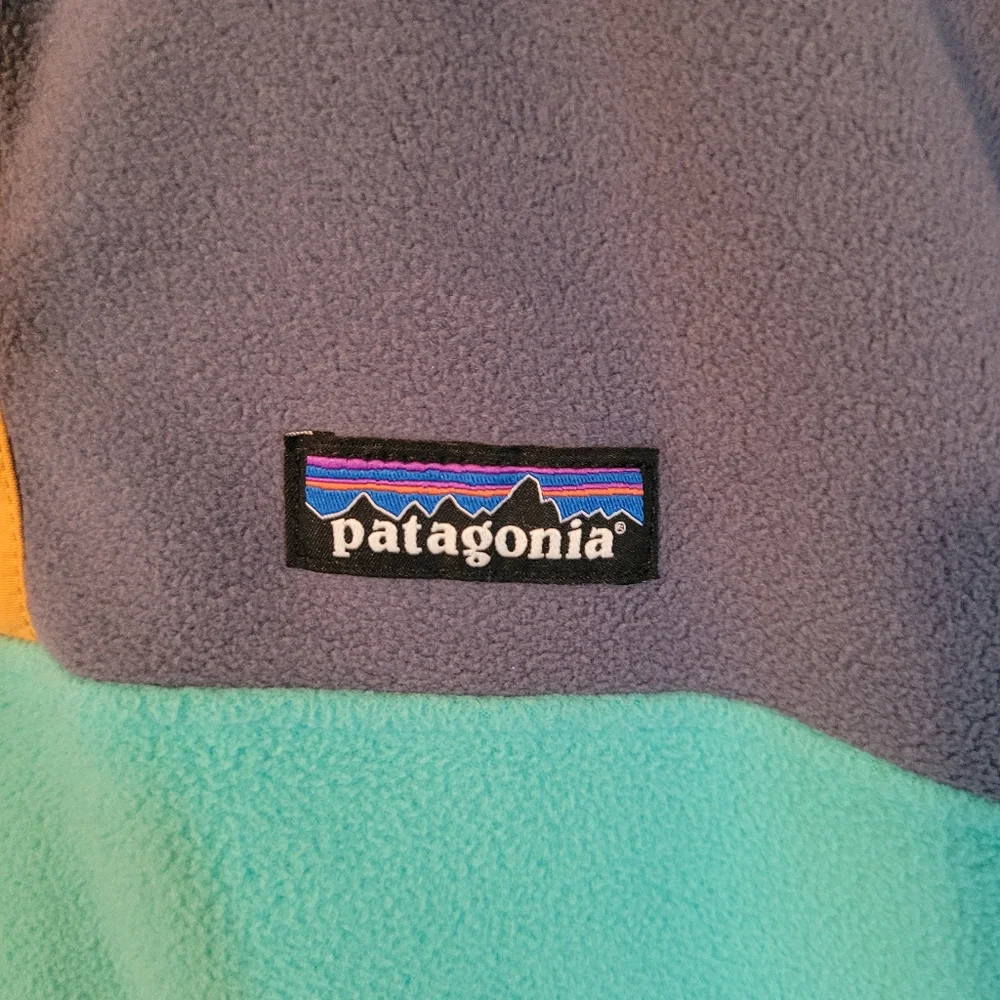 Patagonia Micro D Fleece Snap Mens Pullover - M.        A4 - Picture 3 of 6